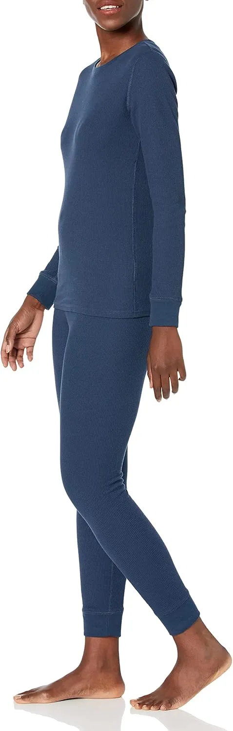 Amazon Essentials Women's Waffle Snug Fit Pajama Set