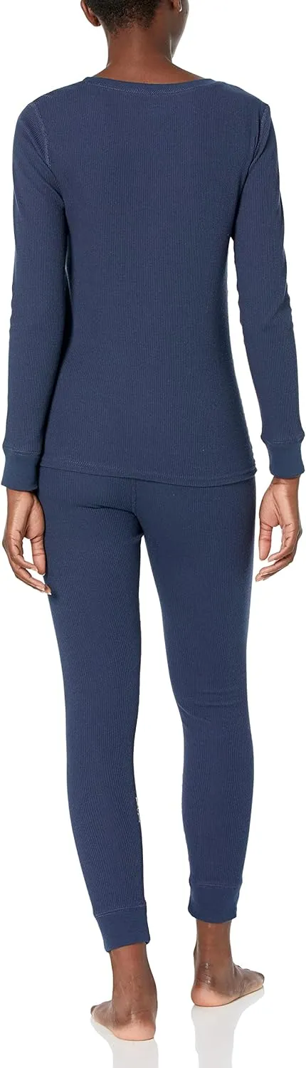 Amazon Essentials Women's Waffle Snug Fit Pajama Set