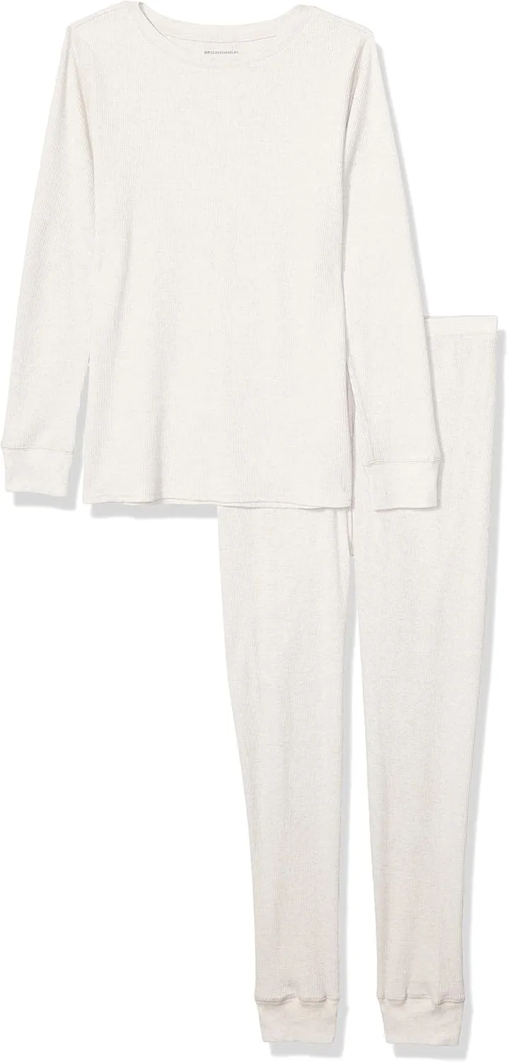 Amazon Essentials Women's Waffle Snug Fit Pajama Set