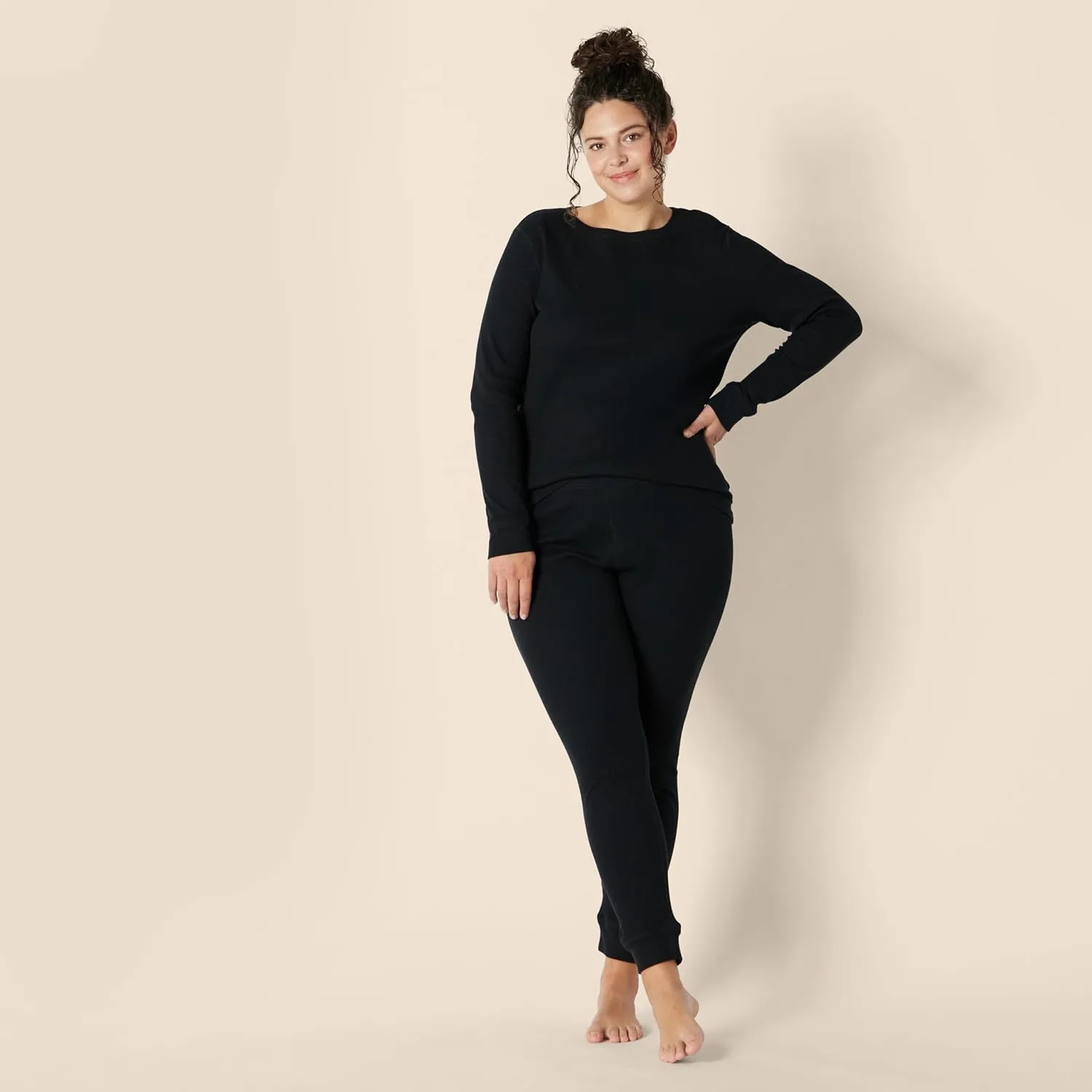 Amazon Essentials Women's Waffle Snug Fit Pajama Set