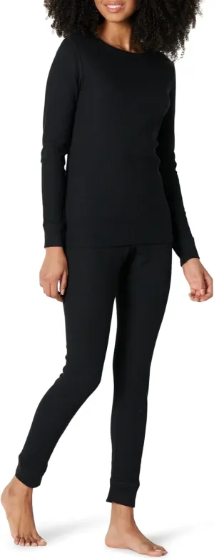 Amazon Essentials Women's Waffle Snug Fit Pajama Set