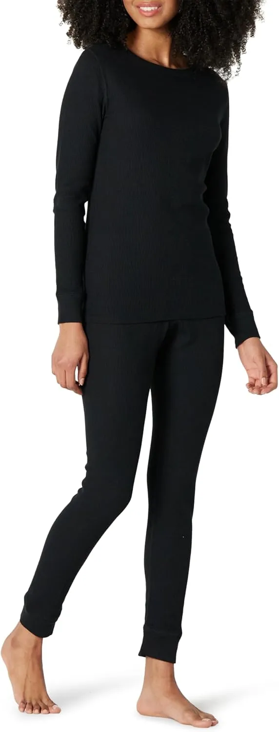 Amazon Essentials Women's Waffle Snug Fit Pajama Set