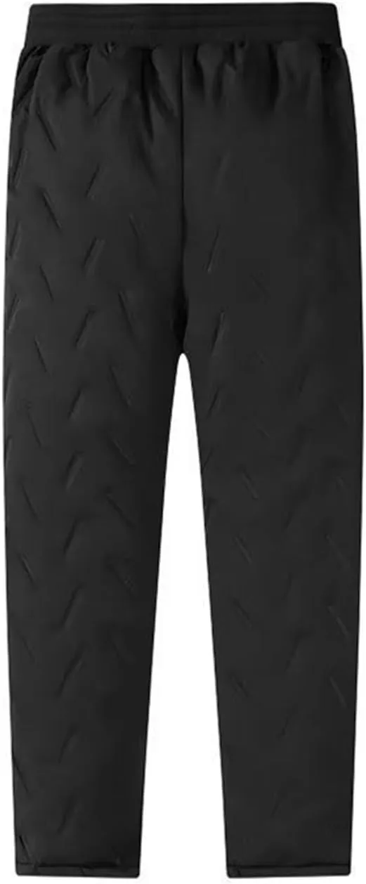 AYGJKIE Men's Jogging Trousers, Winter Fleece Lined Training Trousers, Warm Fleece Plush Lined Jogger Trousers, Sweatpants