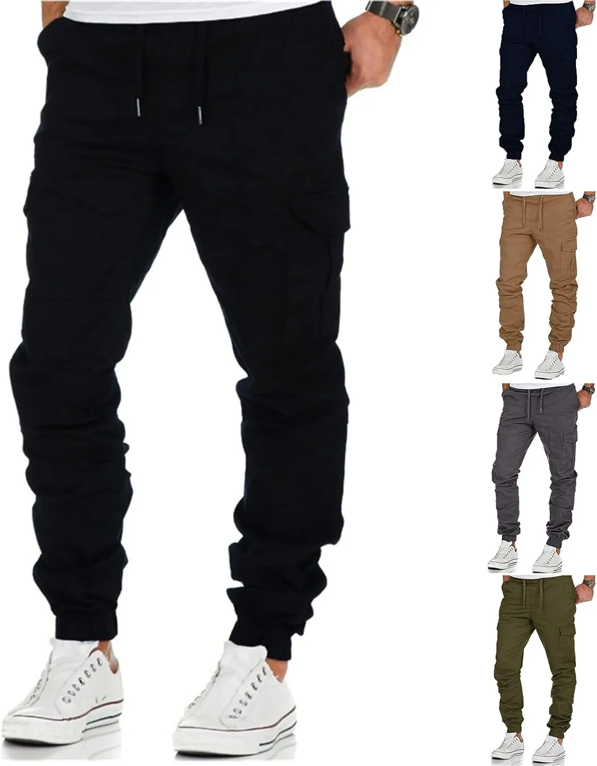 Big and Tall Sweatpants for Men Athletic Casual Slim Fit Sweatpants with Pockets Men's Active Athletic Casual Jogger