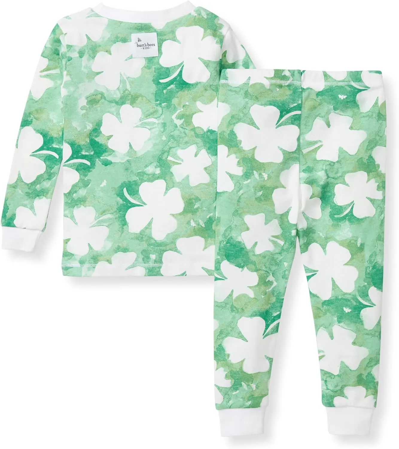 Burt's Bees Baby Baby Girls' Pajamas, Tee and Pant 2-Piece Pj Set, 100% Organic Cotton