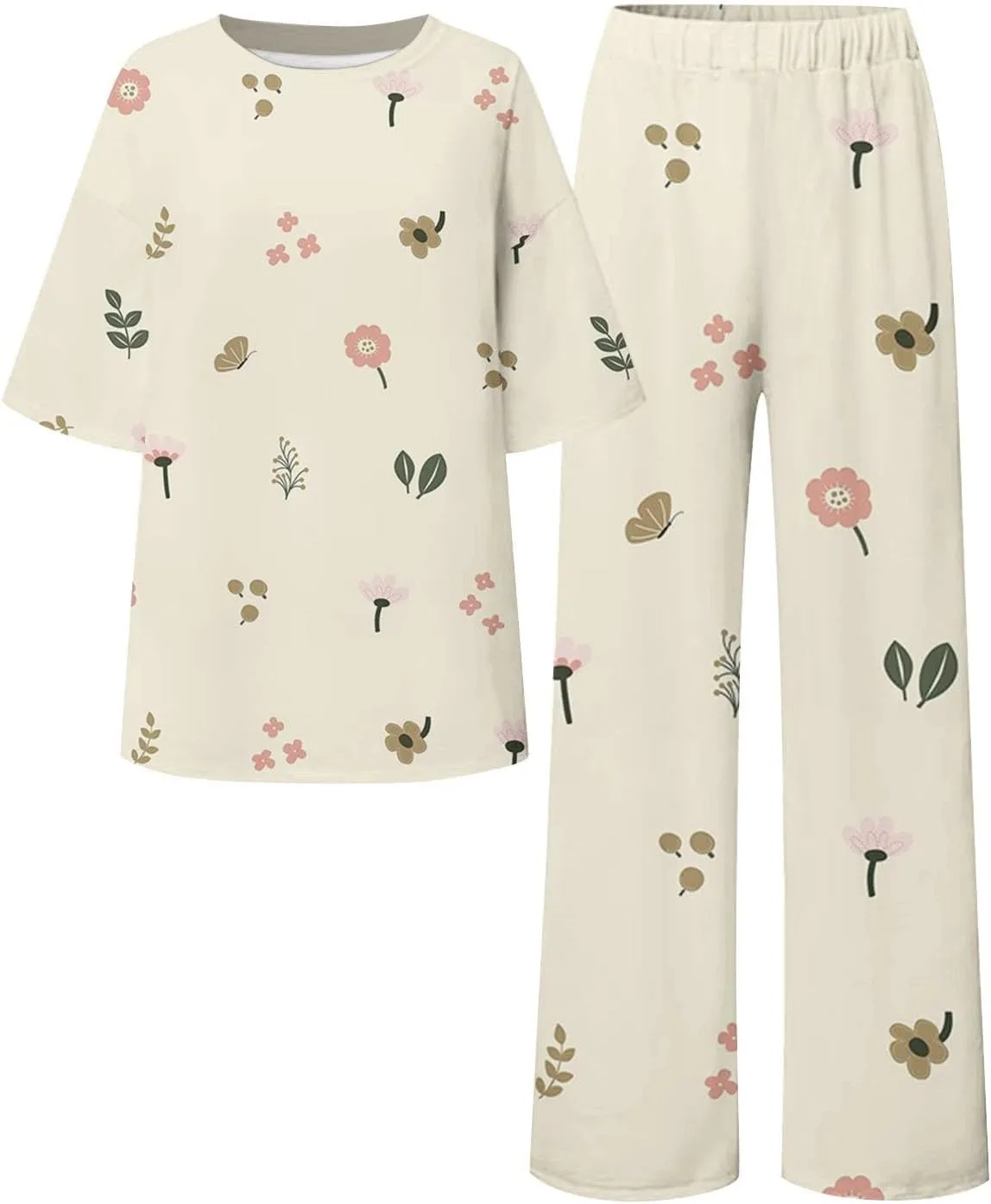 Button Up Pajamas For Women Pure Color Imitation Cotton Pajamas Women's Casual Loose Long Sleeved Secret Pajamas