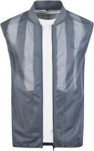 Cambkatl Men's Summer Mesh See Through Zip Vest Casual Lightweight Breathable Fishing Cycling Travel Sleeveless Jackets