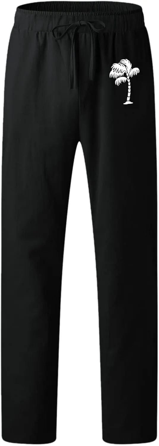 Cargo Pants for Men Big and Tall, Sweat Pants Sweatpants for Men Men's Fleece Sweatpants with Pockets Regular & Big