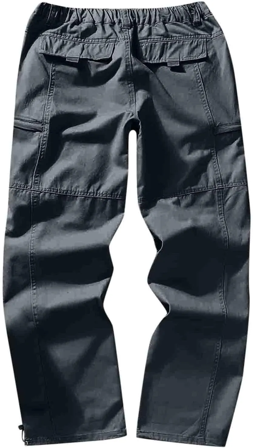 Cargo Sweatpants for Men Big and Tall Casual Jogging Trousers Lightweight Hiking Work Pants Outdoor Pant Winter Pants