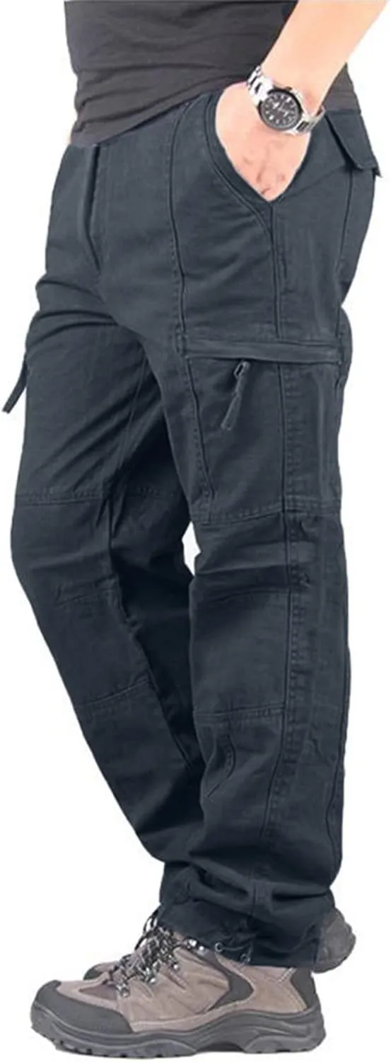 Cargo Sweatpants for Men Big and Tall Casual Jogging Trousers Lightweight Hiking Work Pants Outdoor Pant Winter Pants