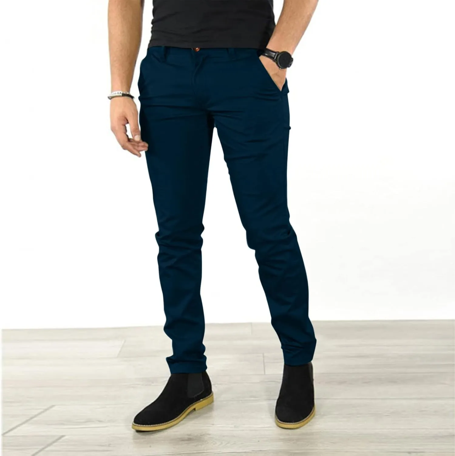 Cargo Sweatpants for Men Big and Tall Trousers Work Ripstop Cargo Pants Lightweight Cotton Jogger Work Pants 6 Pocket