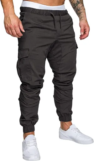 Cargo Sweatpants for Men Mens Lounge Pants Stretch Pant Mens Linen Loose Casual Lightweight Elastic Waist Yoga Beach
