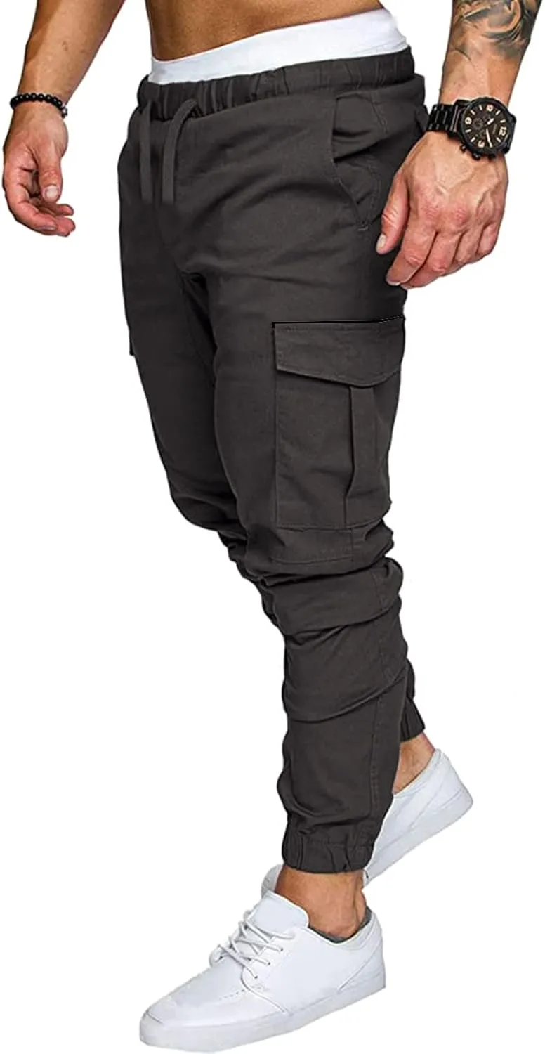 Cargo Sweatpants for Men Mens Lounge Pants Stretch Pant Mens Linen Loose Casual Lightweight Elastic Waist Yoga Beach
