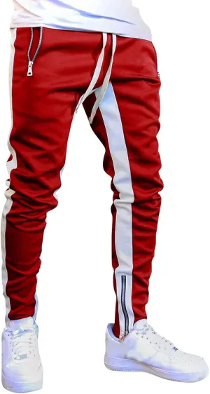 Cargo Sweatpants for Men Tactical Pants Lightweight Hiking Workout Jogger Mens Streetwear Reflective Tactical Track