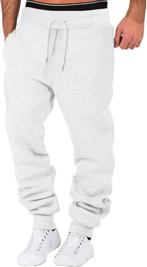 Cargo Sweatpants for Men Work Pants Hiking Cargo Pants Relaxed Winter Men Joggers Pants Loose Fit Men's Classic-Fit