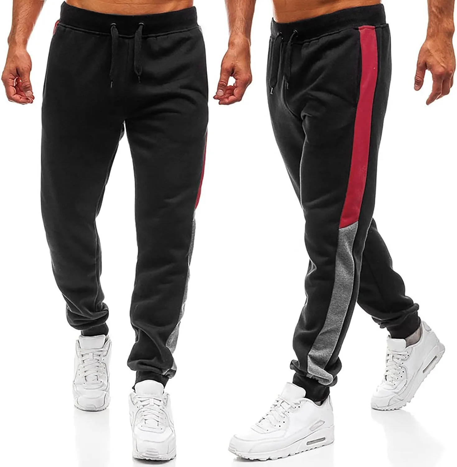 Cargo Trousers for Men Jogger Pants Men Sweatpants Men's Basic Active Fleece Jogger Pants Big & Tall Sizes Sweatpants
