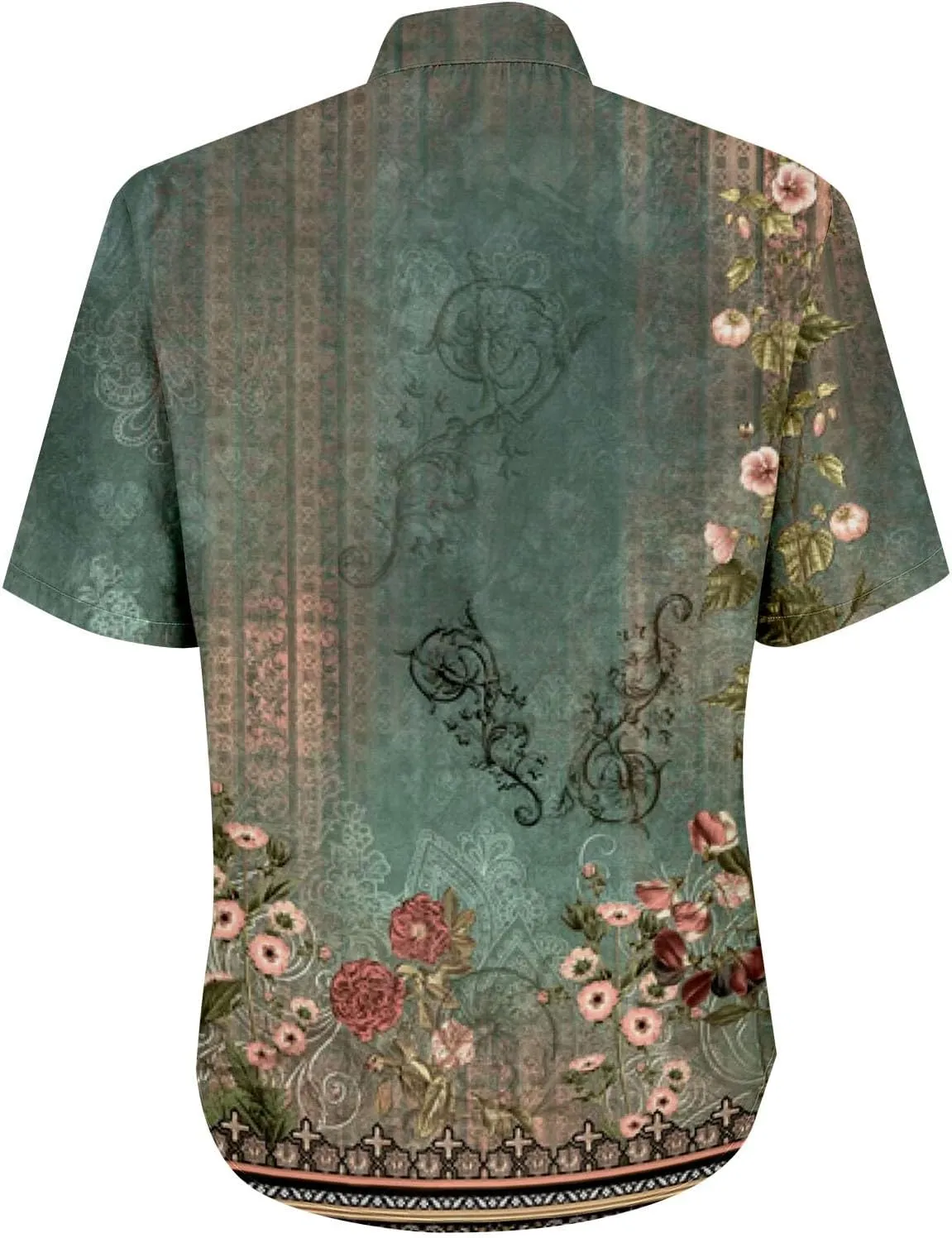Cotton Linen Shirts for Women Summer Button Down Tops Short Sleeve Dressy Casual Blouses Bohemian Gauze Tshirts