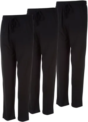 DARESAY Mens Lounge Pants with Pockets - Mens Pajama Pants - Lounge Pants Men, Up to 3XL Pack of 3