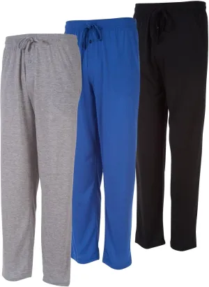 DARESAY Mens Lounge Pants with Pockets - Mens Pajama Pants - Lounge Pants Men, Up to 3XL Pack of 3