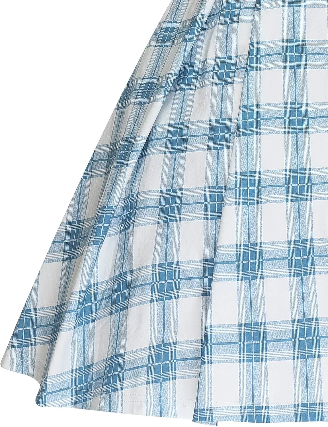 GownTown Women's 1950s V-Neck Adjustable Bowknot Swing Cocktail Dress