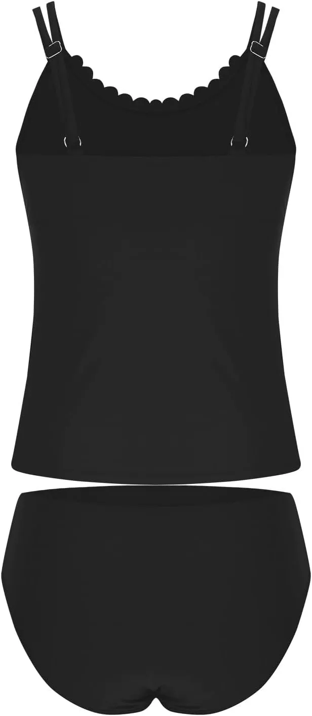 jsaierl One Piece Swimsuits for Women Slimming High Waisted Tummy Control Monokini Fashion Double Strap 1 Piece Swimwear