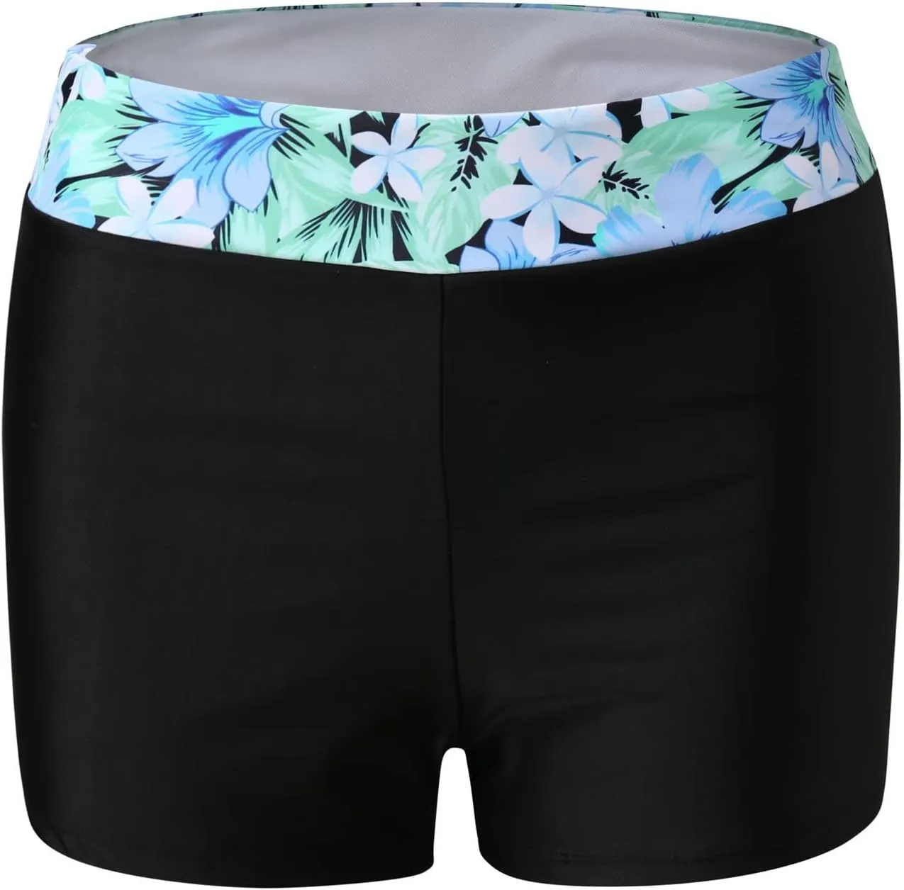 jsaierl Two Piece Swimsuit Women High Waisted Tummy Control Tankini Swimsuits Scoop Neck Print Bathing Suits Summer Beachwear