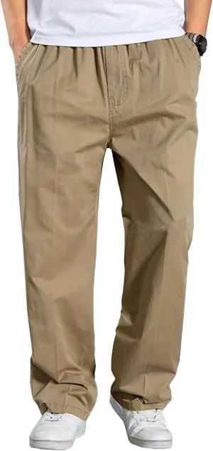 Men's Lightweight Lounge Bottoms Sweatpants Cotton Jersey Lounge Pants Causal Stretch Waist Comfort Trousers