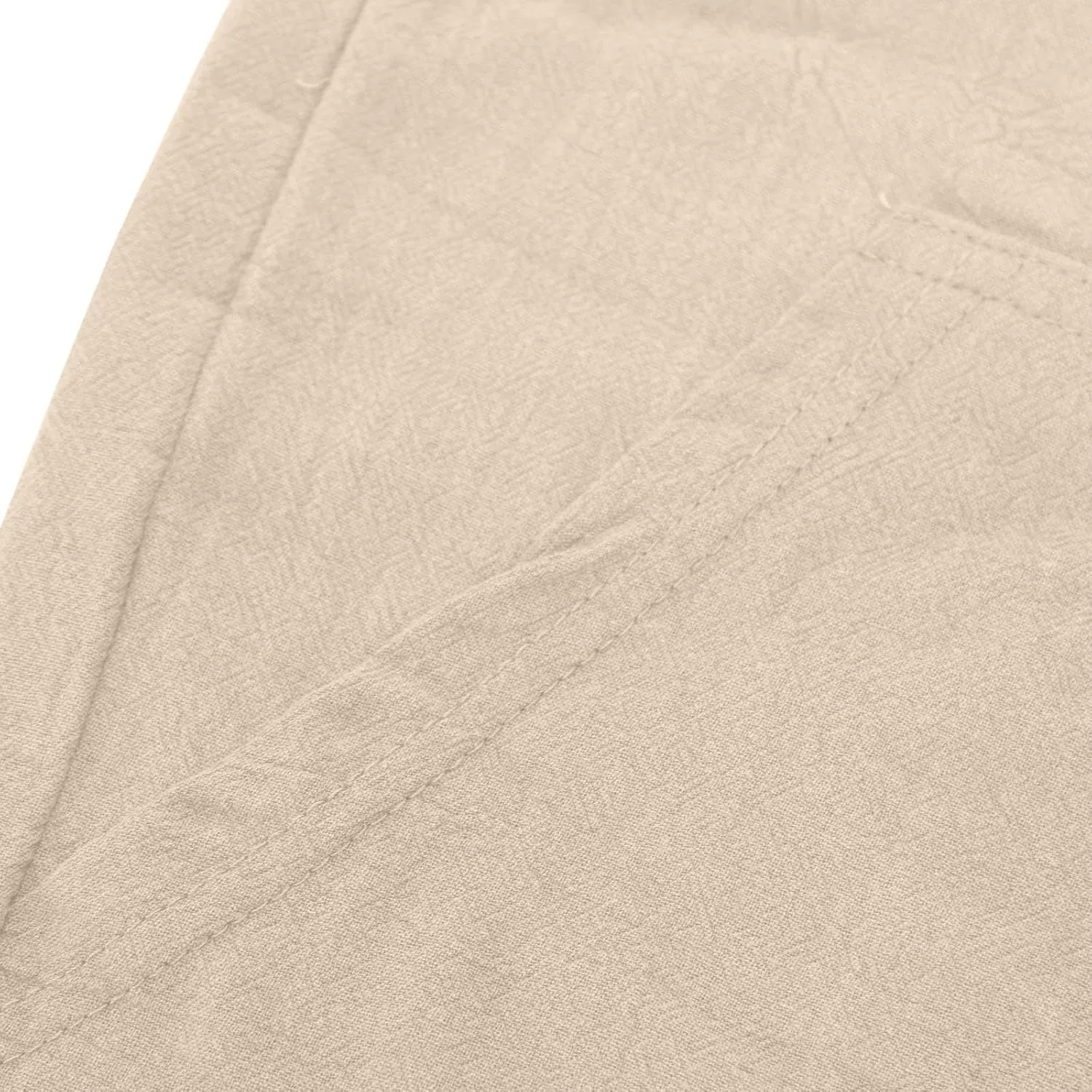 Men's Pants Fashion Summer Comfy Elastic Waist Long Pant Solid Color Casual Relaxed Fit Trousers with Pockets