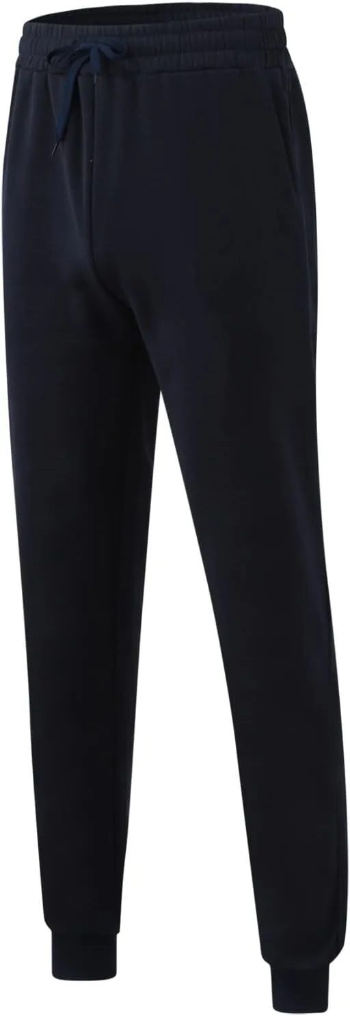 Mens Sweatpants with Pockets Fleece Elastic Bottom Men's Sports Heavyweight Jogger Pants Sweatpants for Men Trousers