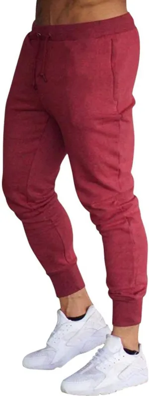 Mens Workout Cargo Sweatpants Active Soft Fleece Jogger Sport Lounge Pants Mens Casual Cargo Pants Sports Sweatpants