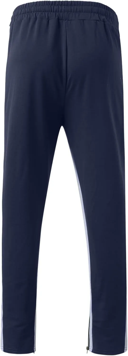 Mens Workout Cargo Sweatpants Baggy Big and Tall Jogger Sweatpants Cargo Joggers for Men Stretch Relaxed Fit Elastic