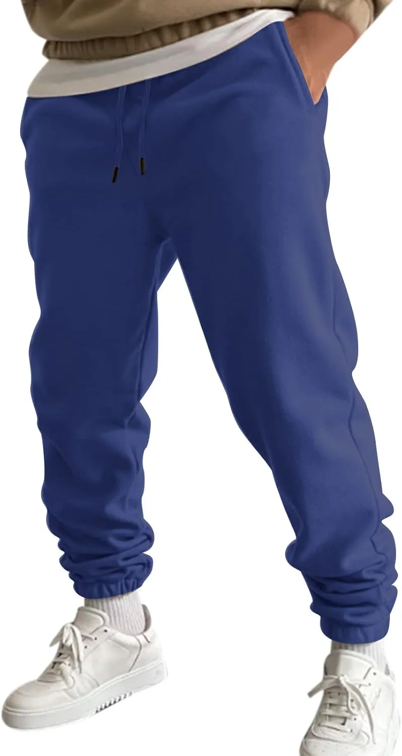 Mens Workout Cargo Sweatpants Jogger Sweatpants for Men Soccer Running Workout Mens Fashion Joggers Sports Pants Slim