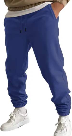 Mens Workout Cargo Sweatpants Jogger Sweatpants for Men Soccer Running Workout Mens Fashion Joggers Sports Pants Slim