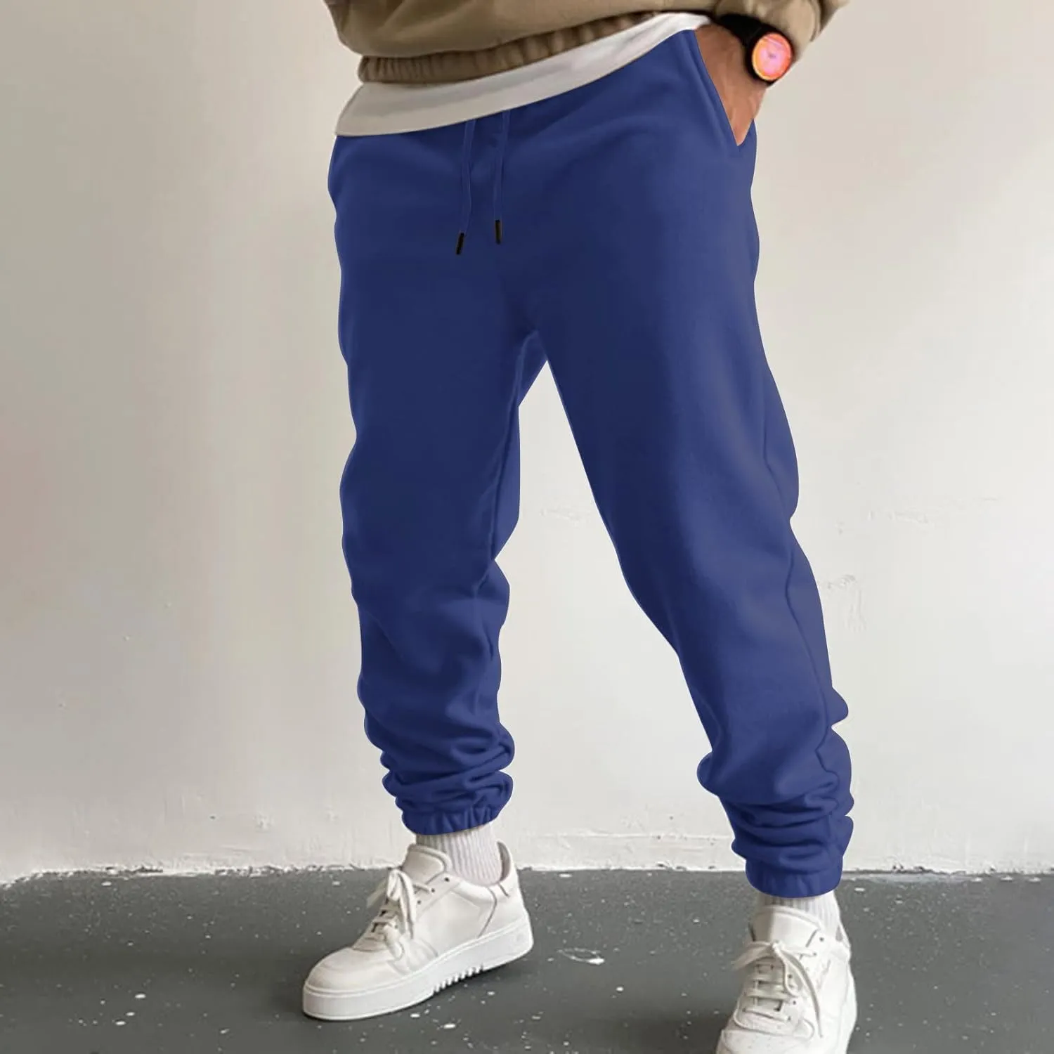 Mens Workout Cargo Sweatpants Jogger Sweatpants for Men Soccer Running Workout Mens Fashion Joggers Sports Pants Slim
