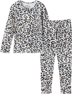Mud Kingdom Unisex Kids Pajamas Set Tee and Pant 2-Piece Pj Set for Girls Boys Sleepwear Loungewear Long Sleeve