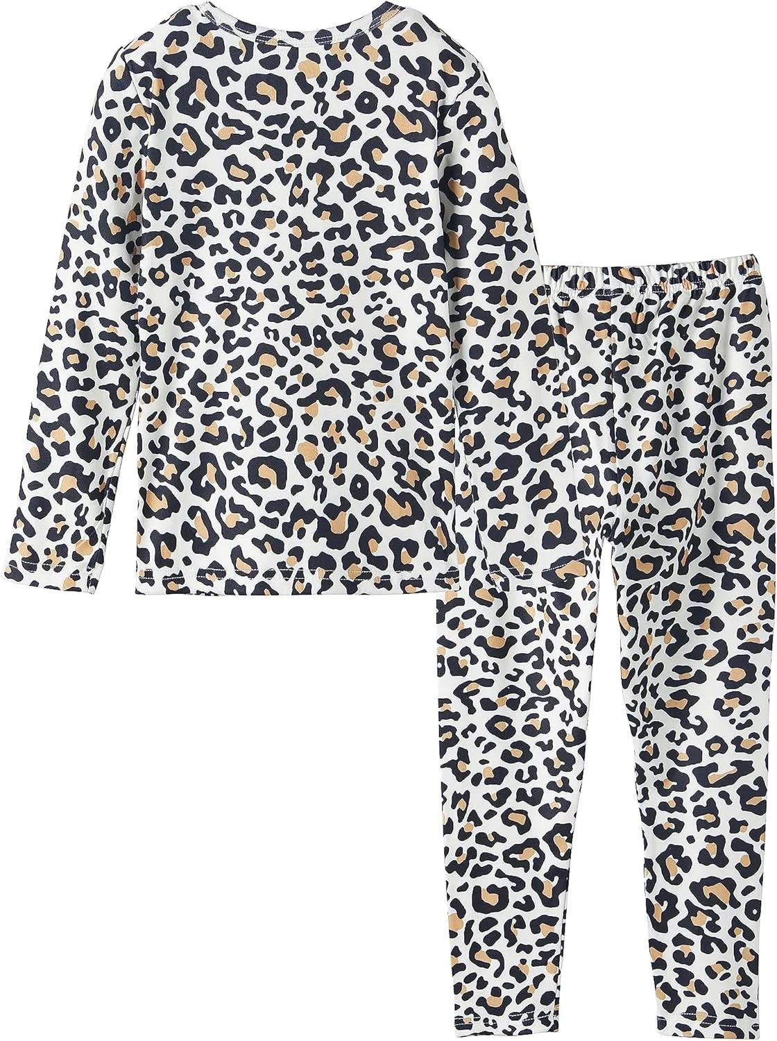 Mud Kingdom Unisex Kids Pajamas Set Tee and Pant 2-Piece Pj Set for Girls Boys Sleepwear Loungewear Long Sleeve