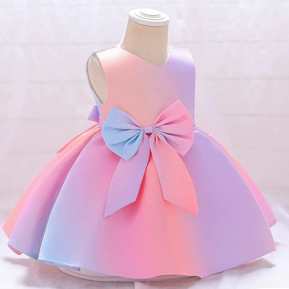 NSSMWTTC 12M-6T Baby Pageant Backless Dress Toddler Girls Tutu Gown Dresses