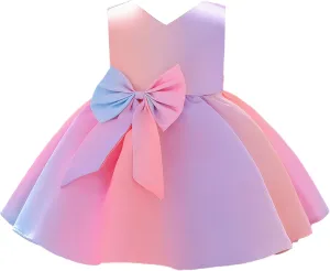 NSSMWTTC 12M-6T Baby Pageant Backless Dress Toddler Girls Tutu Gown Dresses