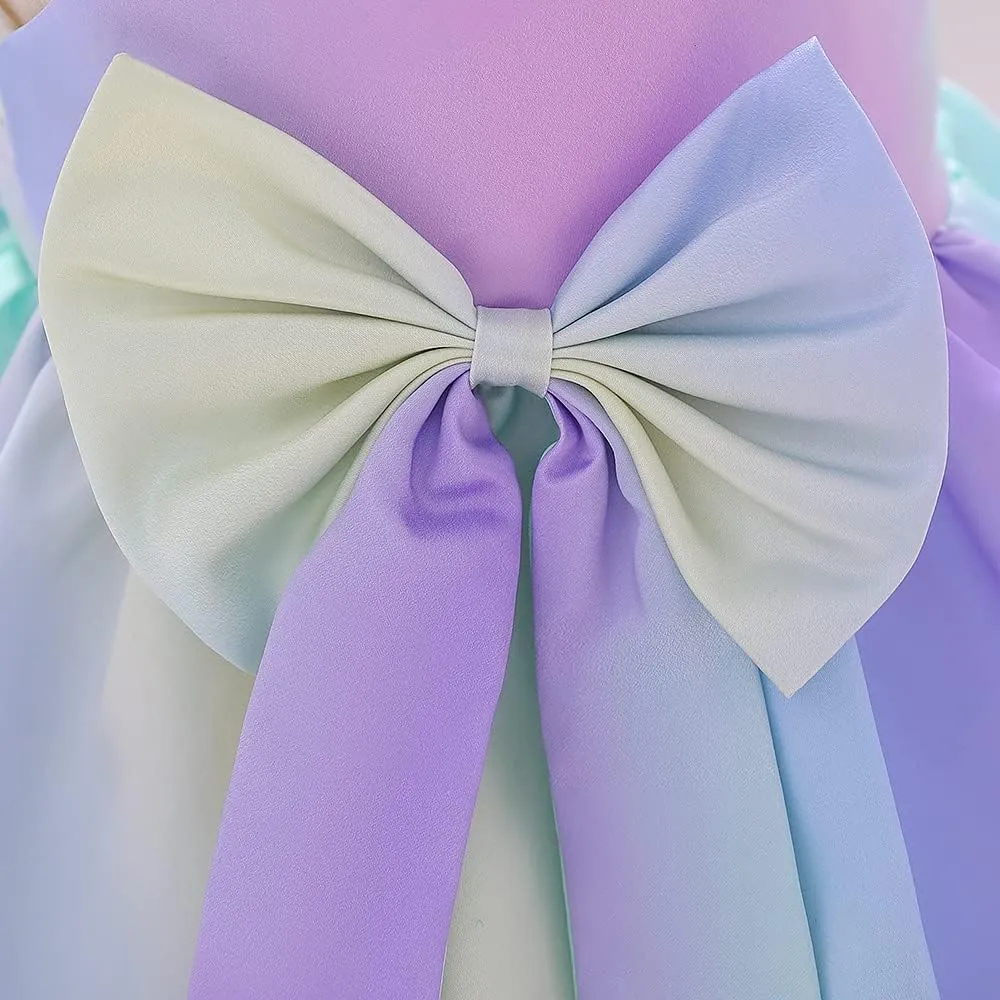 NSSMWTTC 12M-6T Baby Pageant Backless Dress Toddler Girls Tutu Gown Dresses