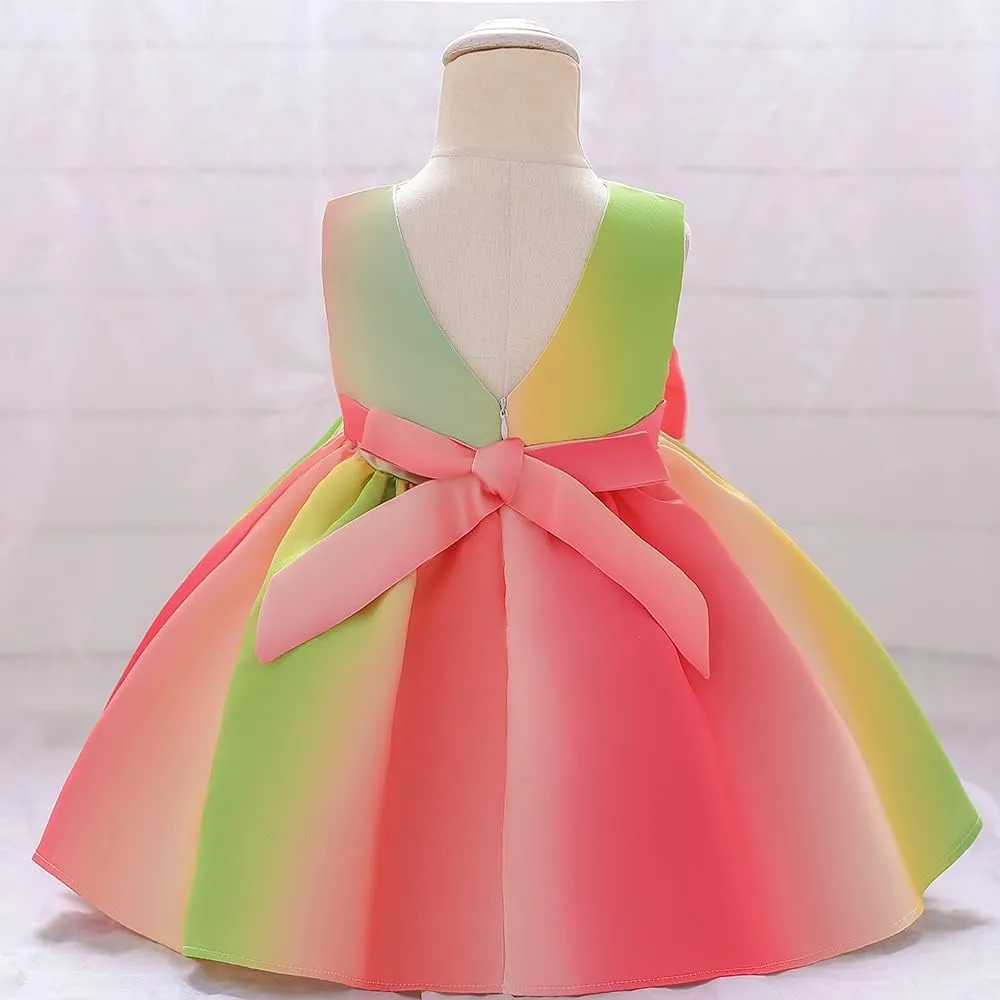 NSSMWTTC 12M-6T Baby Pageant Backless Dress Toddler Girls Tutu Gown Dresses