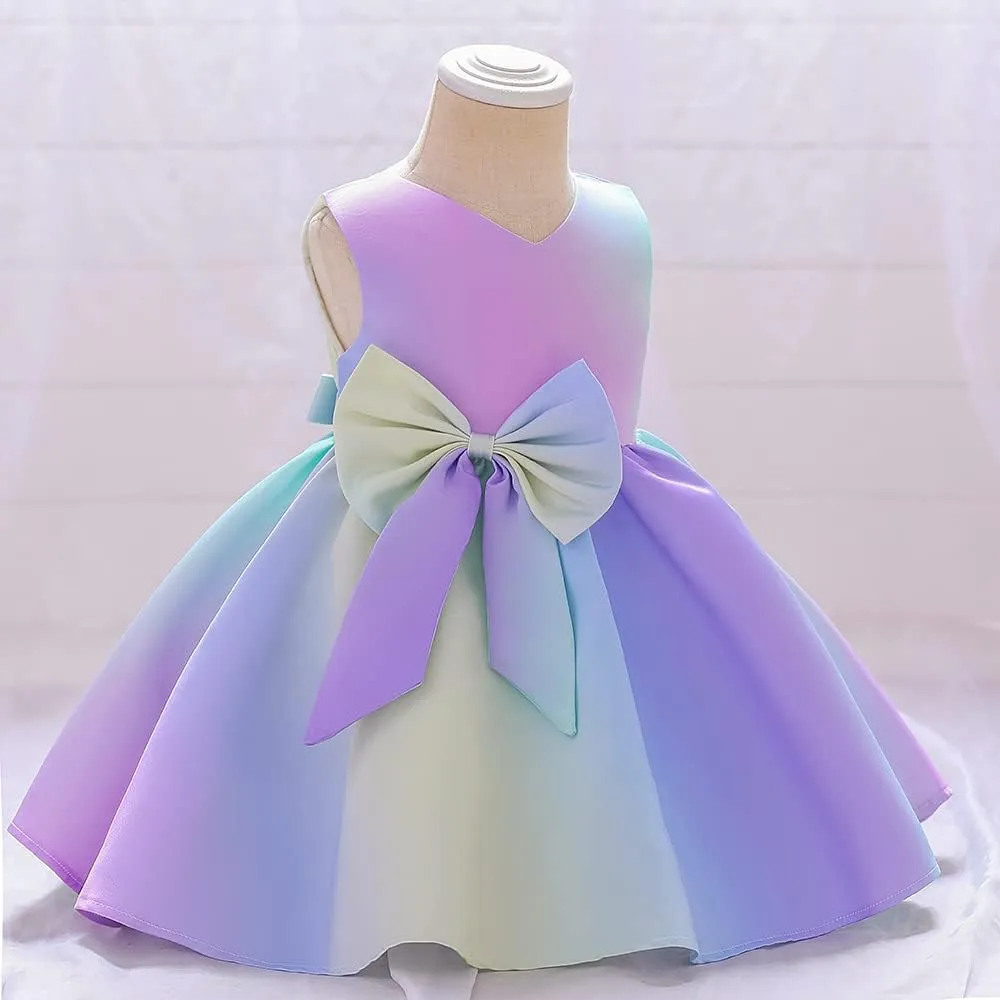 NSSMWTTC 12M-6T Baby Pageant Backless Dress Toddler Girls Tutu Gown Dresses