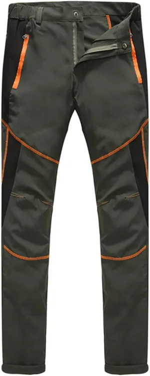 Pants For Men Men's Fashion Waterproof Pants Splice Windproof Trousers Softshell Outdoor Hiking Trousers Cargo Pants
