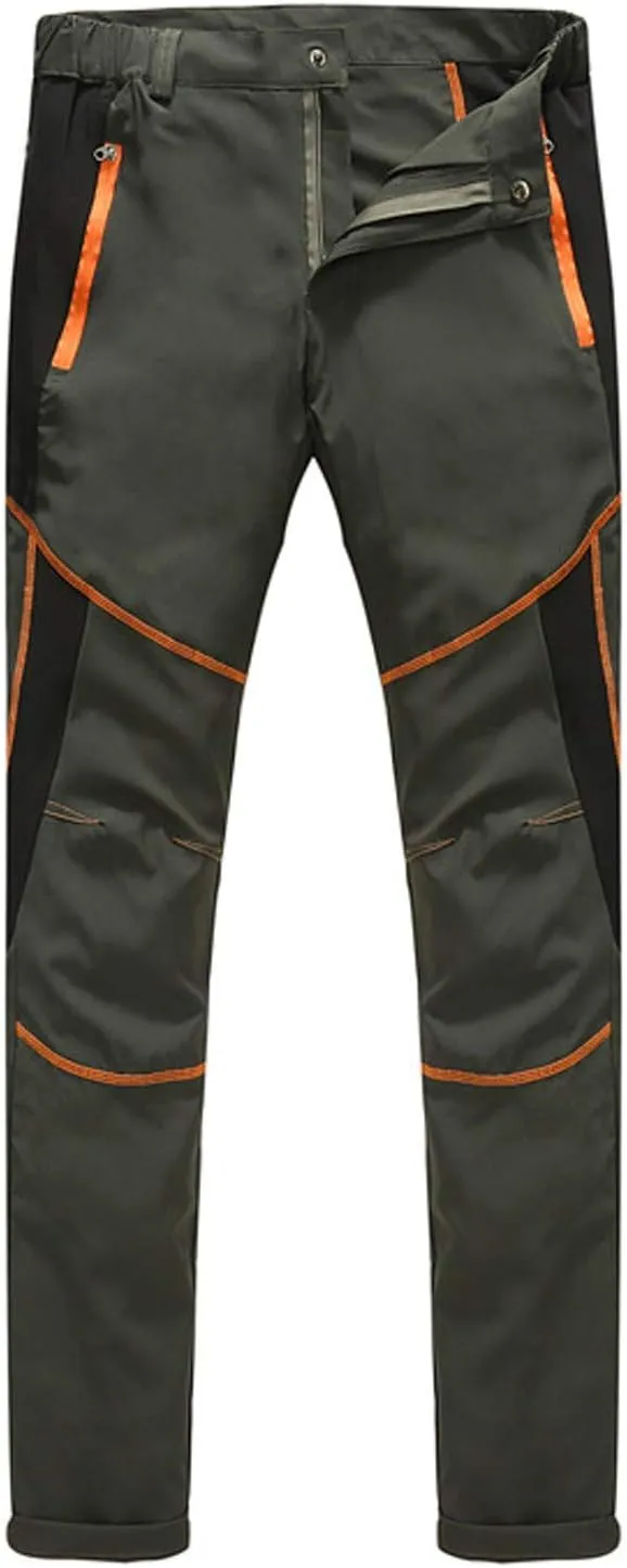 Pants For Men Men's Fashion Waterproof Pants Splice Windproof Trousers Softshell Outdoor Hiking Trousers Cargo Pants