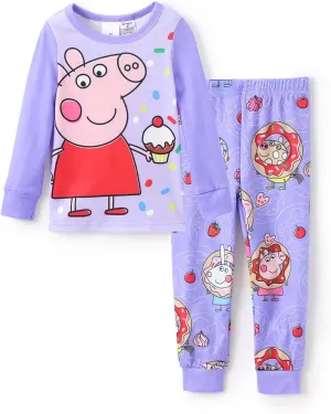 Peppa Pig Toddler Girls Pajamas Sleepwear Slim Fit 2-Piece Pajama Sets Long sleeves T-Shirt and Pants