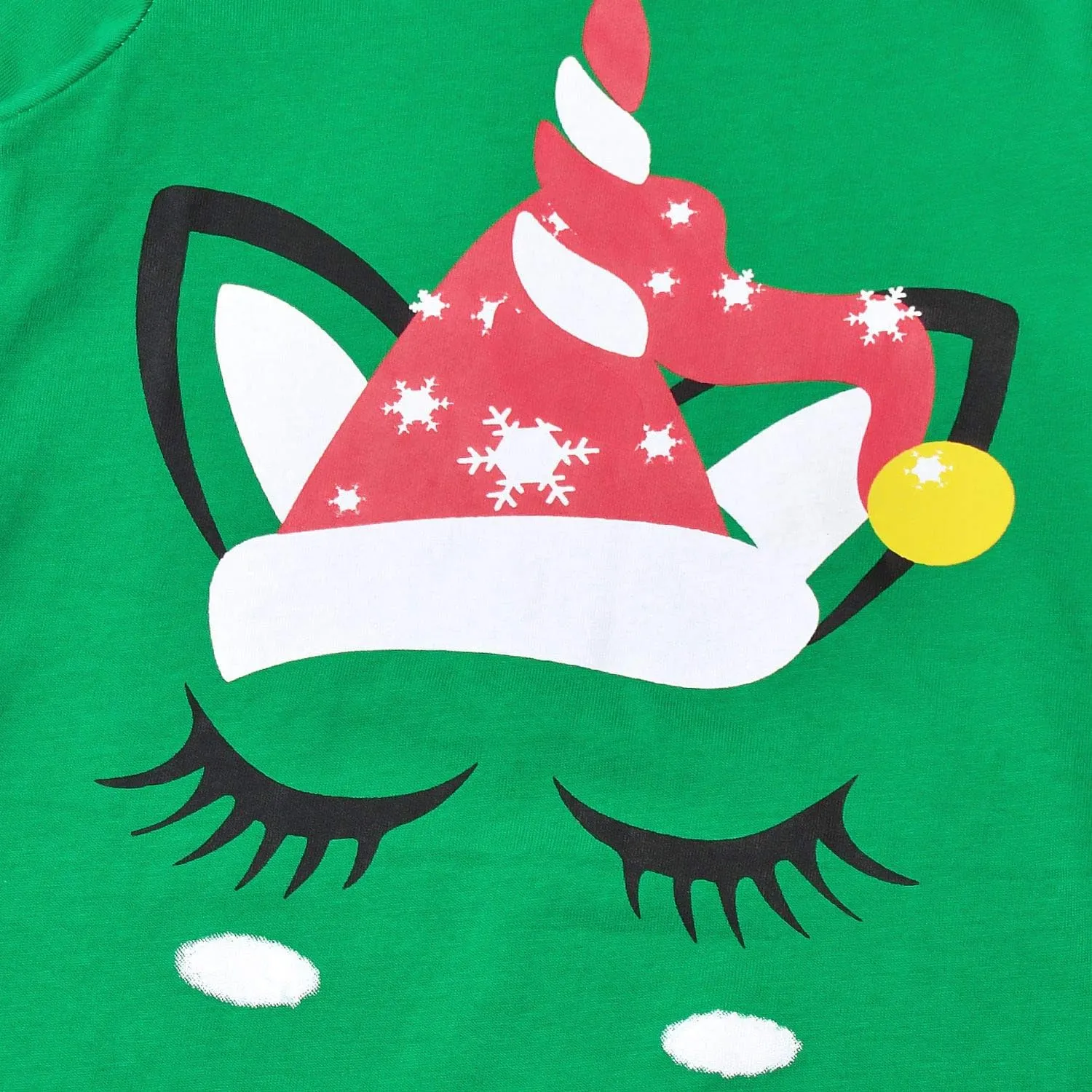 QPANCY Girls Christmas Pjs Sets Pajamas Kids Cotton Winter Sleepwear