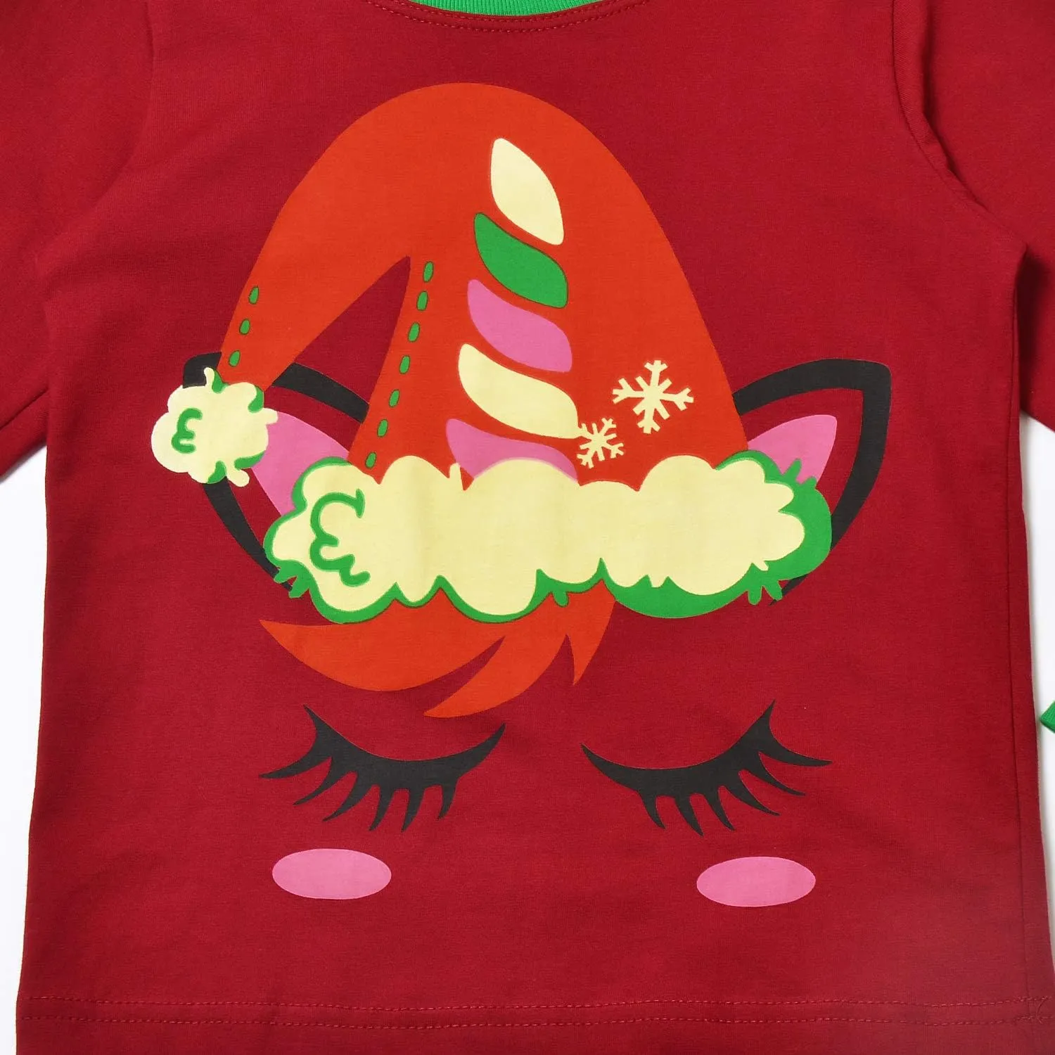 QPANCY Girls Christmas Pjs Sets Pajamas Kids Cotton Winter Sleepwear