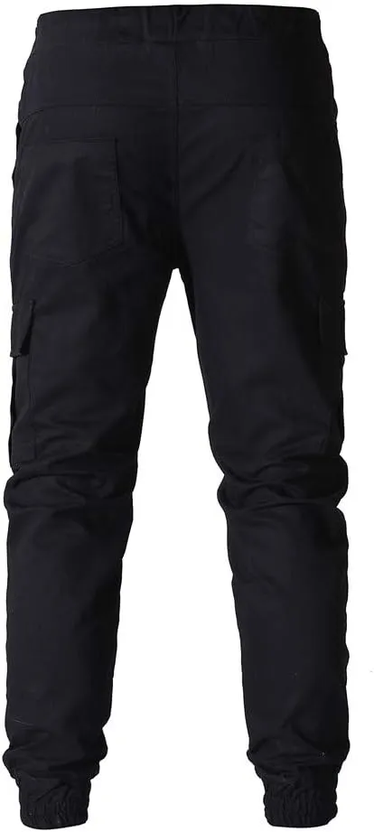 sdbrld Cargo Pants For Men Mens Casual Outdoor Hiking Joggers Solid Drawstring Recreation Fitness Cargo Pants with Pocket