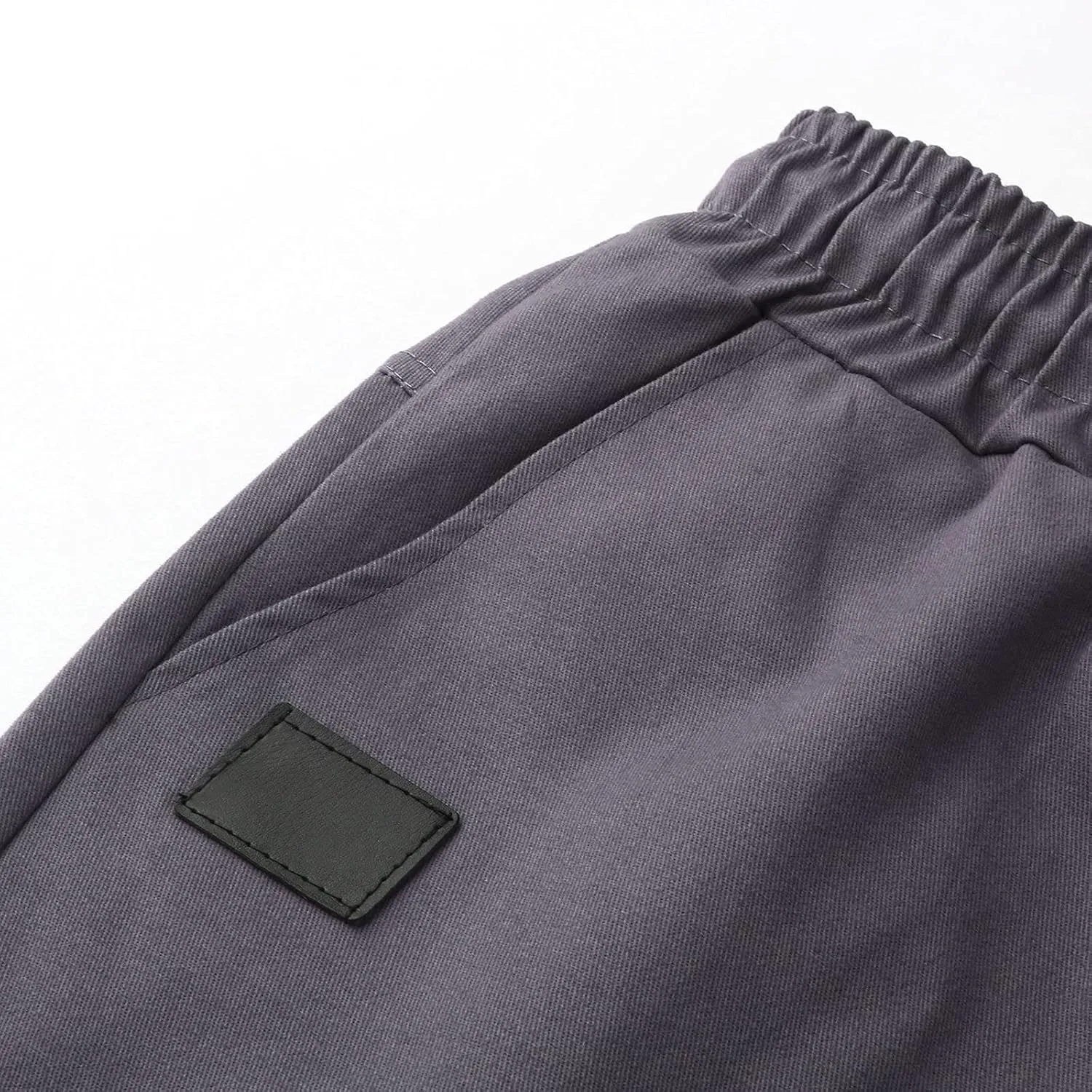 sdbrld Cargo Pants For Men Men's Fashion Outdoor Hiking Joggers Pants Solid Mid Waist Drawstring Cargo Pants with Pockets