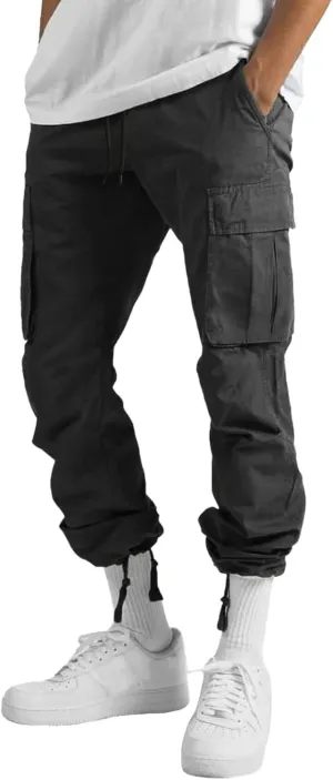 sdbrld Cargo Pants For Men Men's Fashion Relaxed Fit Pants Beach Streetwear Baggy Trousers Cargo Pants with Zipper Pockets