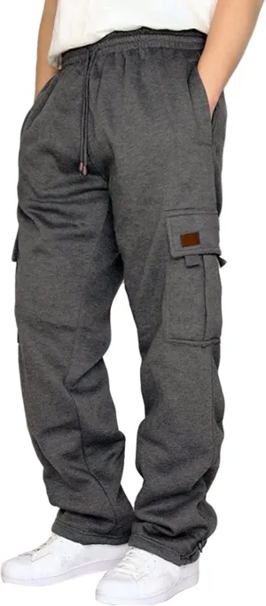 sdbrld Sweatpants For Men Mens Fashion Joggers Pants Cotton Drawstring Cargo Pants Hiking Outdoor Track Sweatpants Trousers